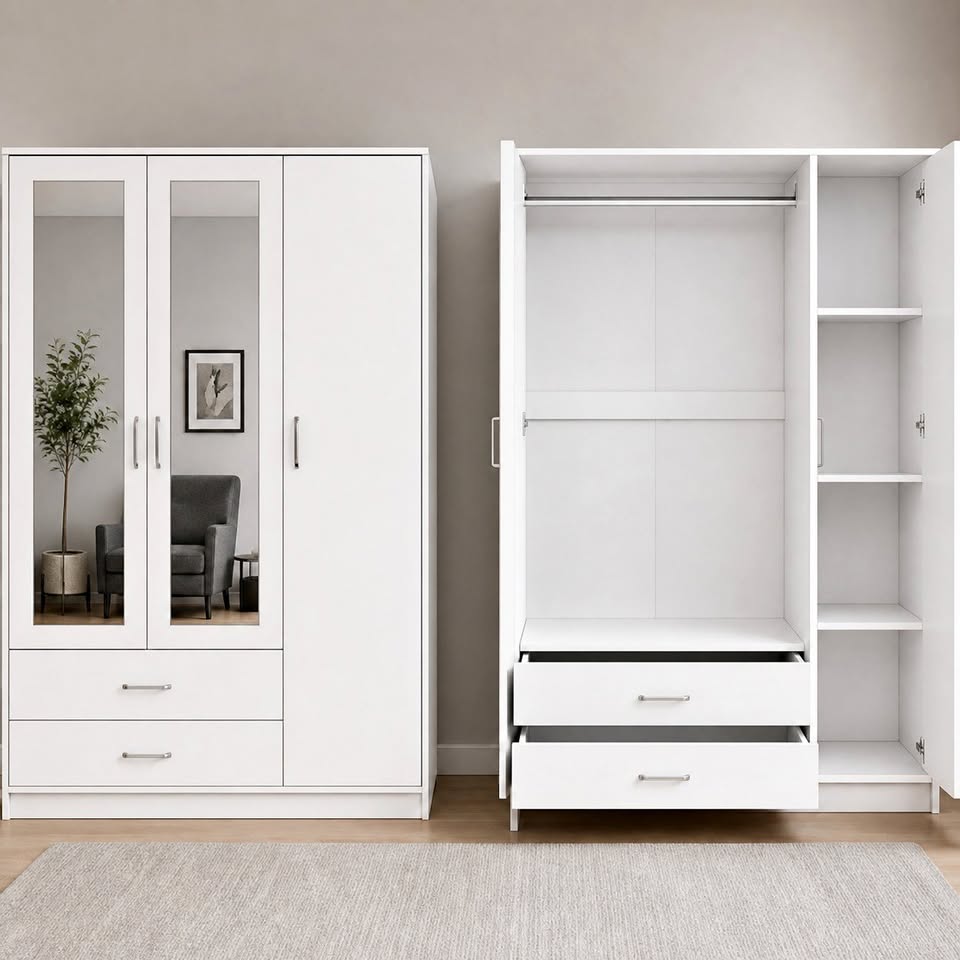 3 Door Wardrobe