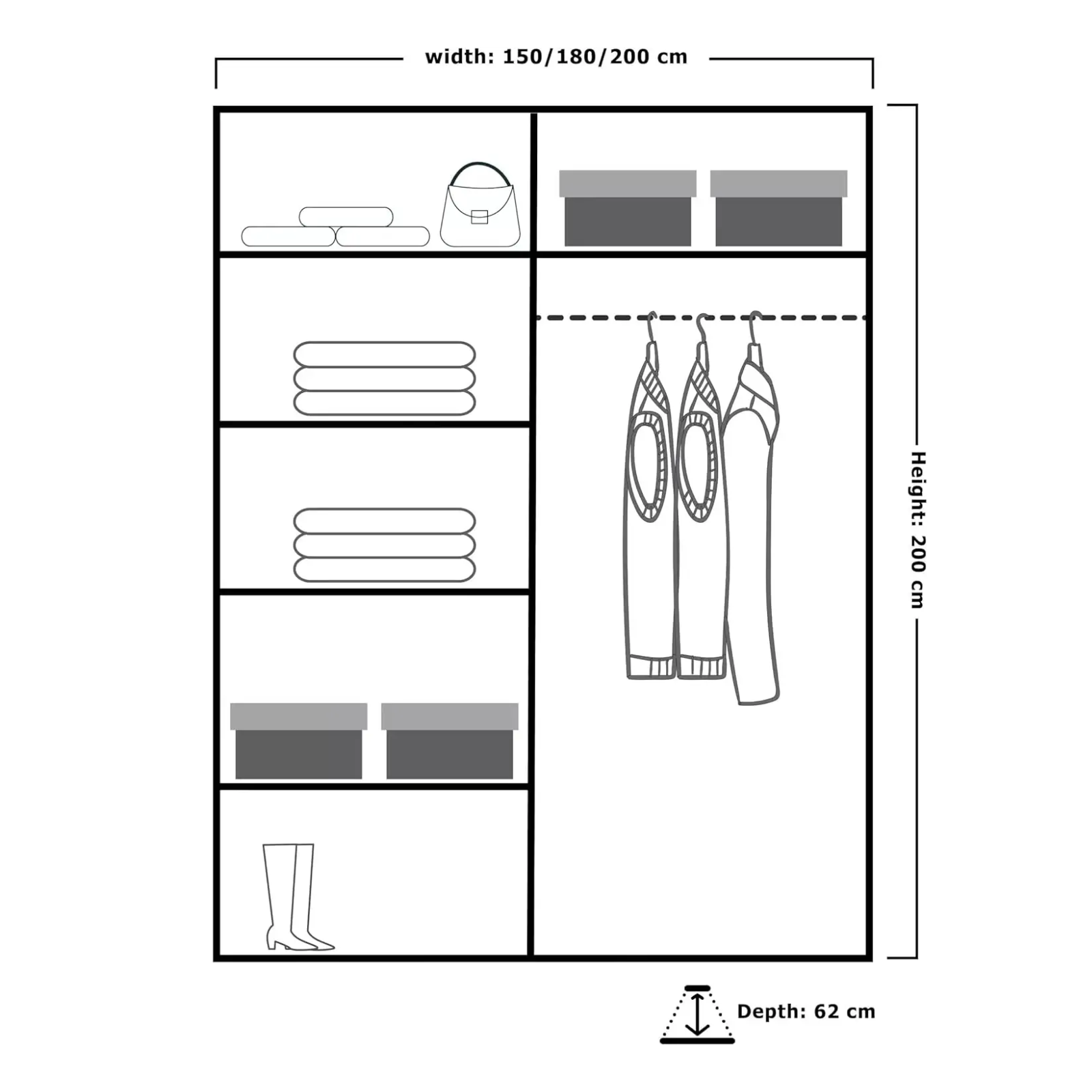Infinity Sliding Wardrobe