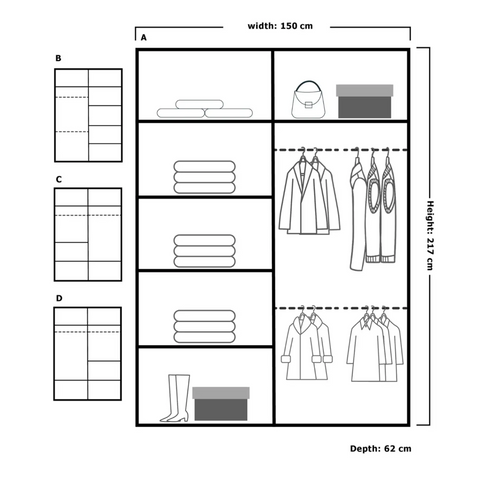 DIAMOND SLIDING WARDROBE