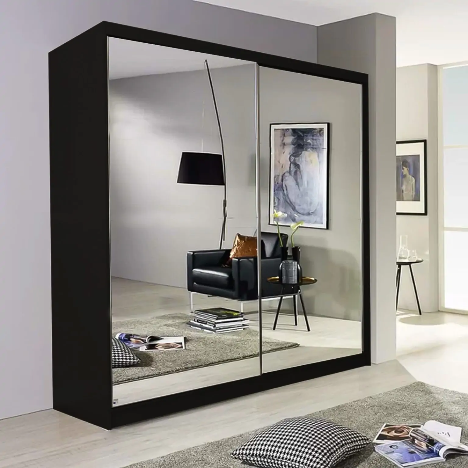 Queen Sliding Wardrobe